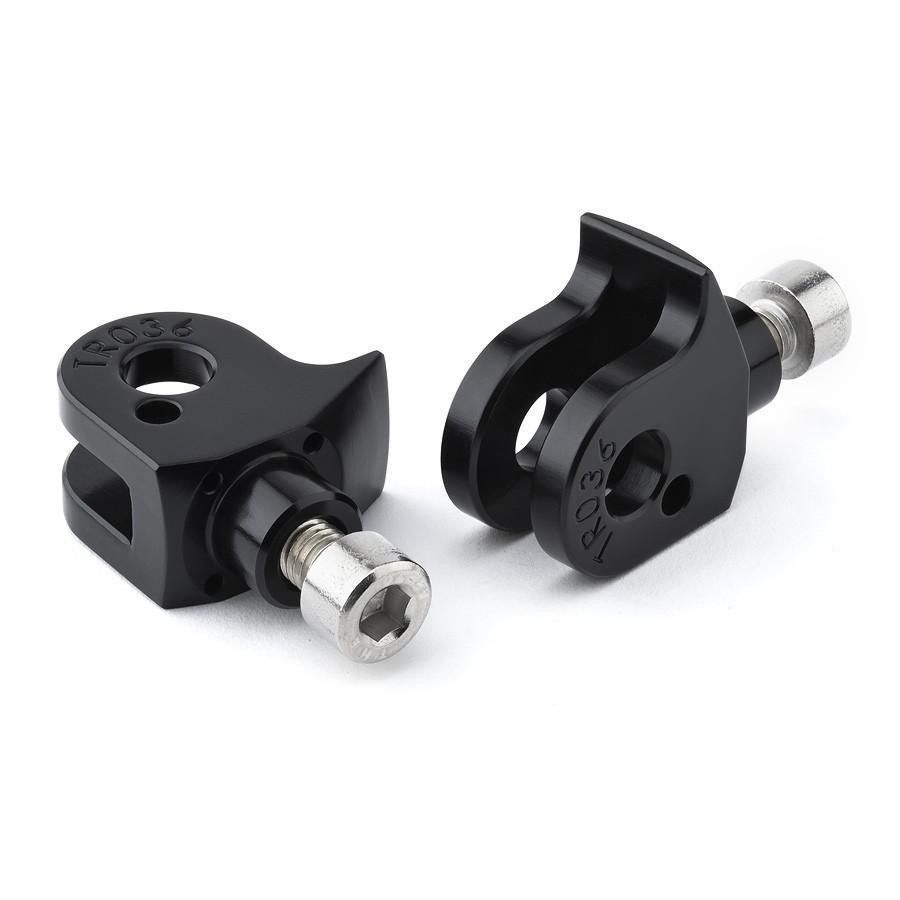 Adaptateur de reposes pieds British Customs pour Triumph Bonneville 86