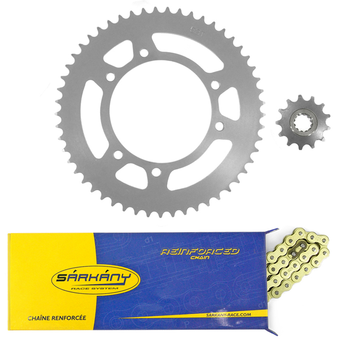 Kit chaîne Sarkany renforcé MBK X-LIMIT/ DTR 50 (420) 2004> - 11X48 (O