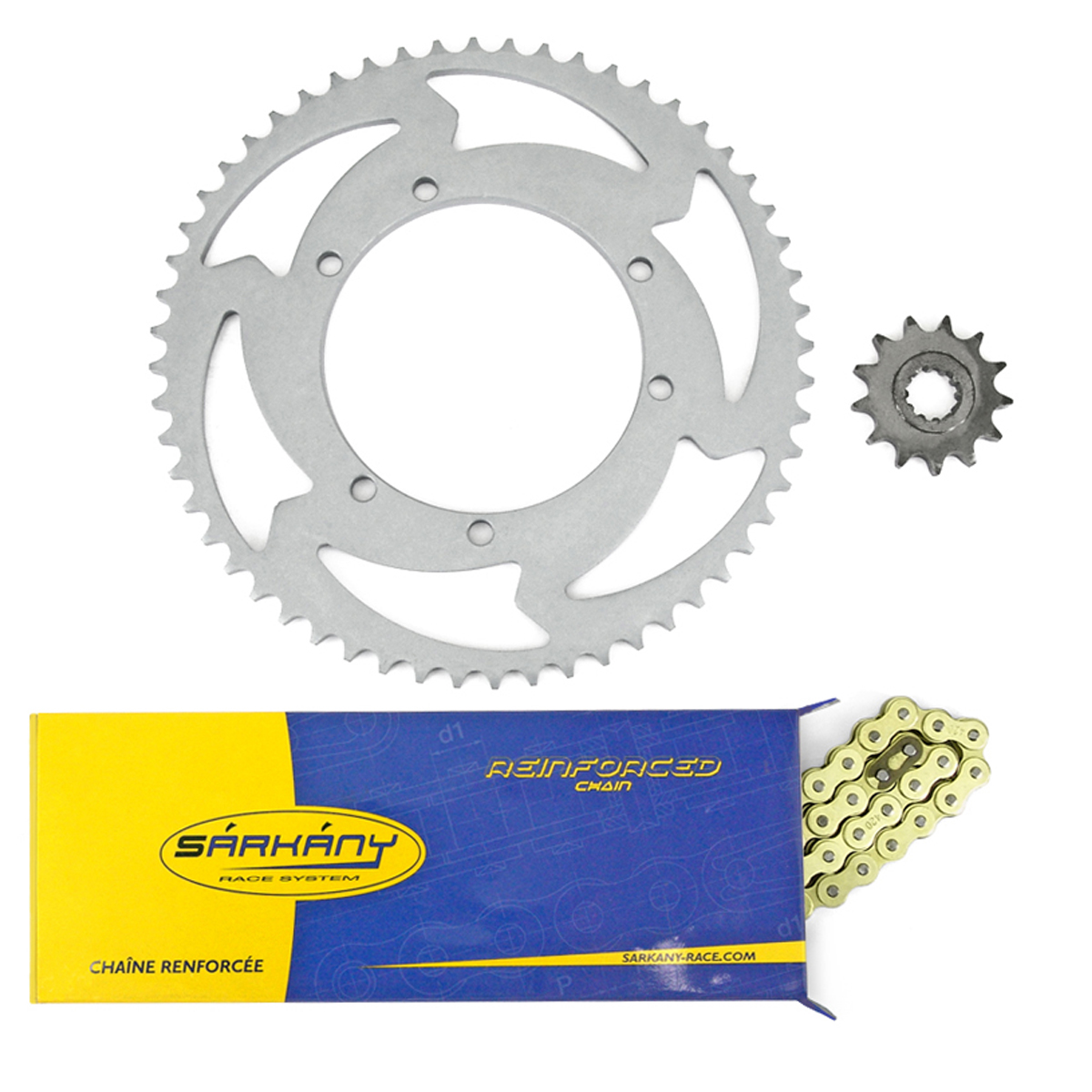 Kit chaîne Sarkany renforcé HRD Sonic / CPI SM-SX - 13X56 (420)