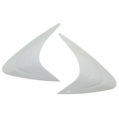 Capot moteur blanc brillant adaptable MBK Nitro/Yamaha Aerox