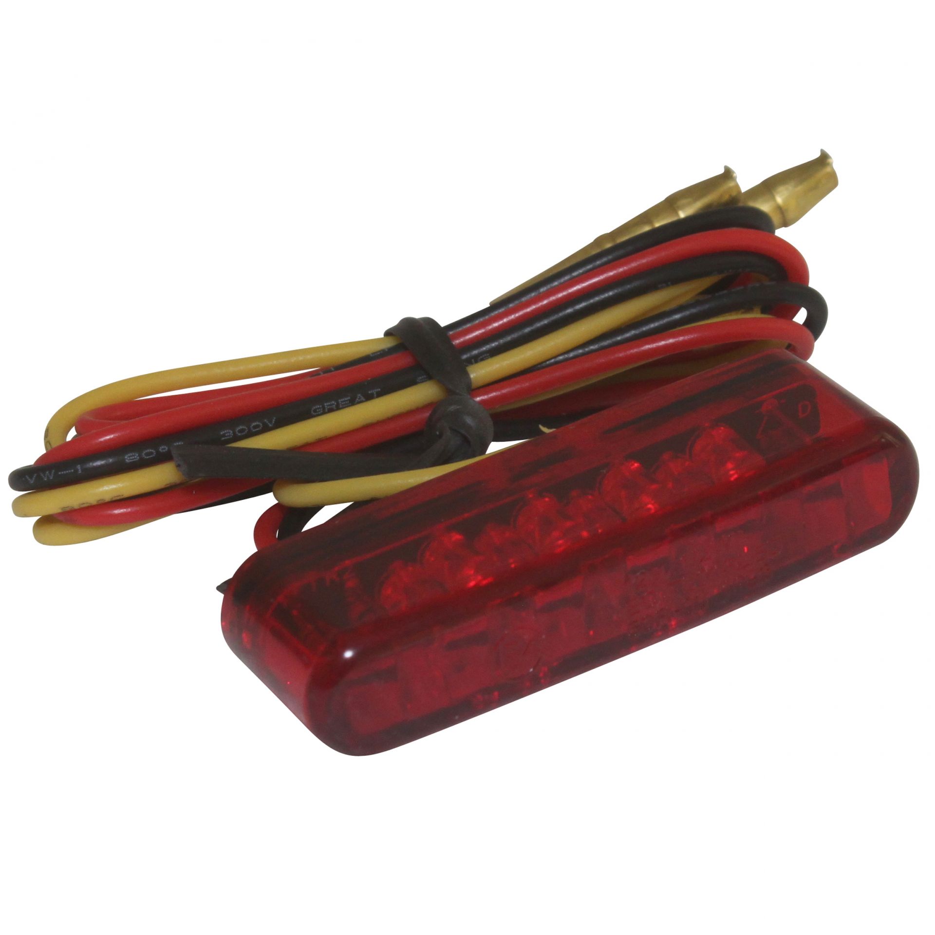 Feu arrière universel Replay à leds barette rouge à coller