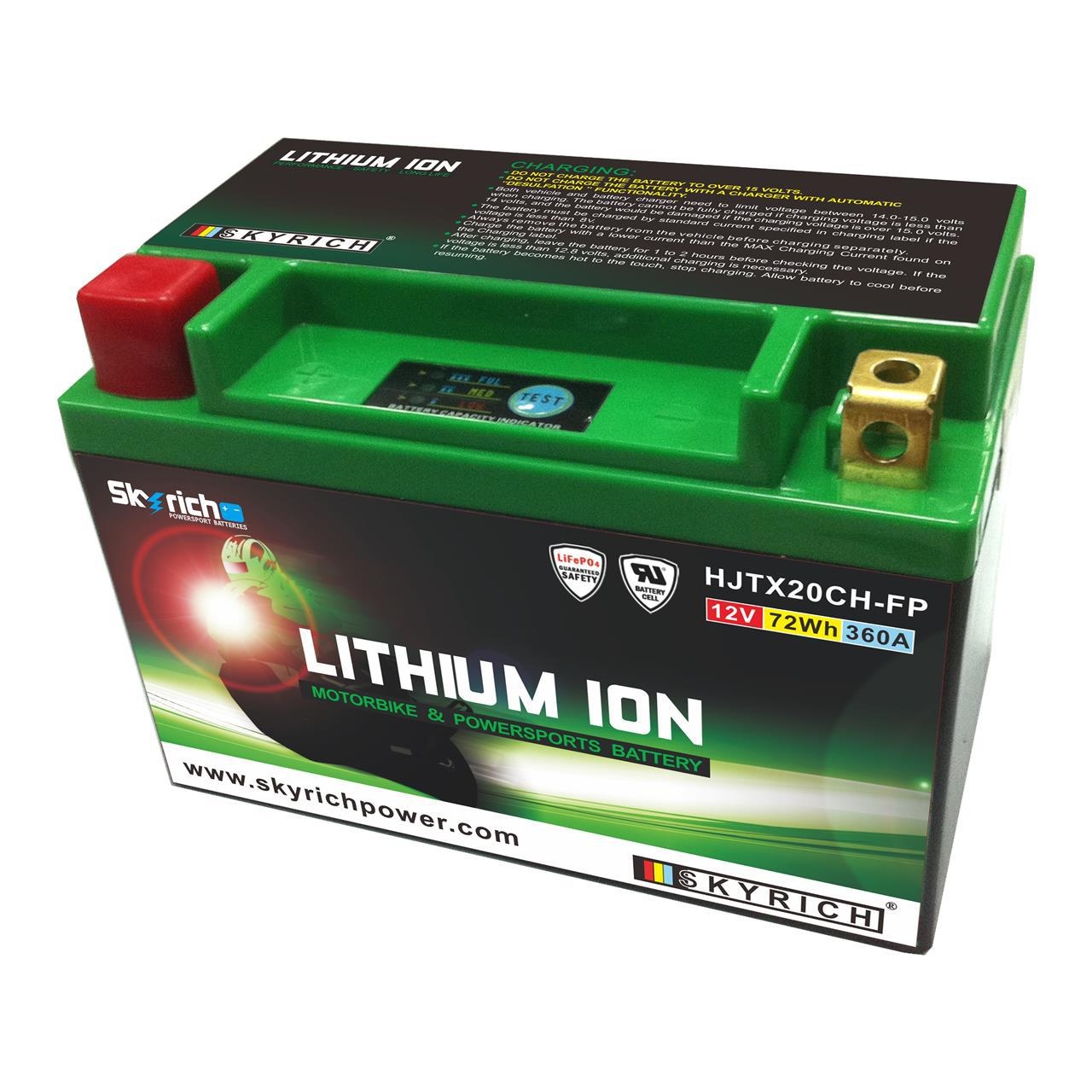 Batterie Skyrich Lithium Ion LTX20CH-BS sans entretien