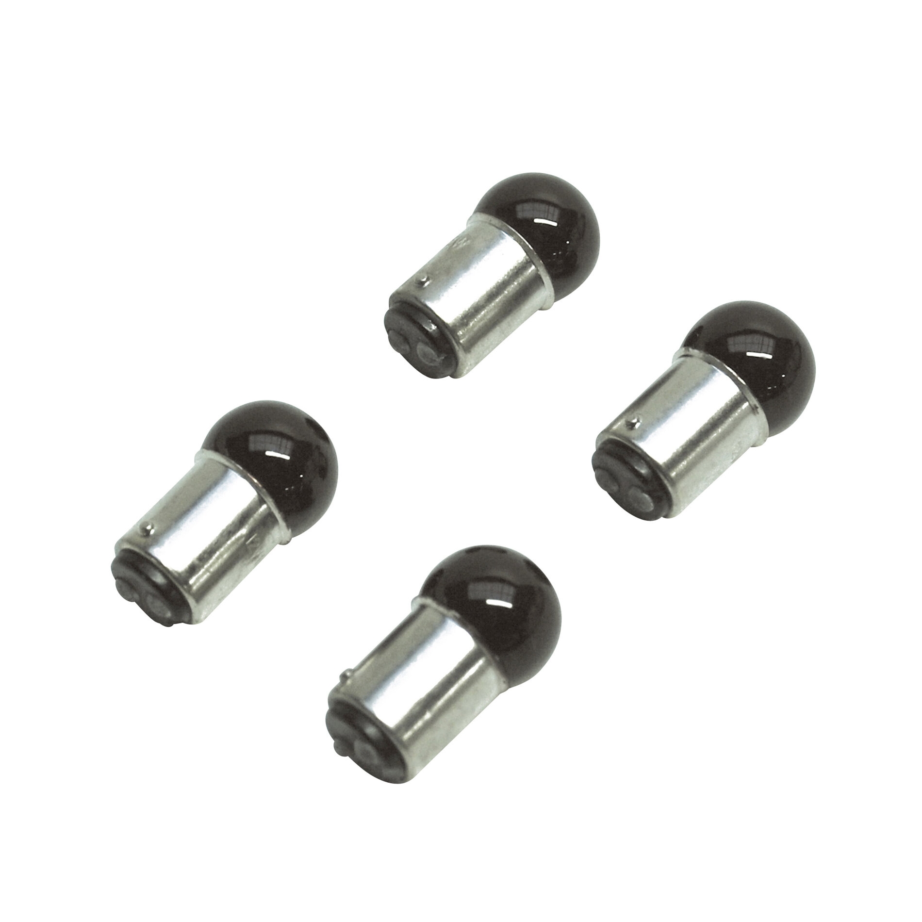 4 Ampoules Tun'R BAY15D Feu arrière ou Feu de Stop 12V 18/5W Rouge