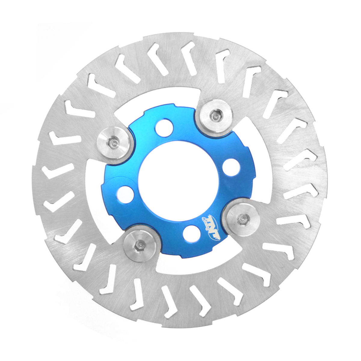 Disque de frein TNT D.180 flottant Booster - Bleu