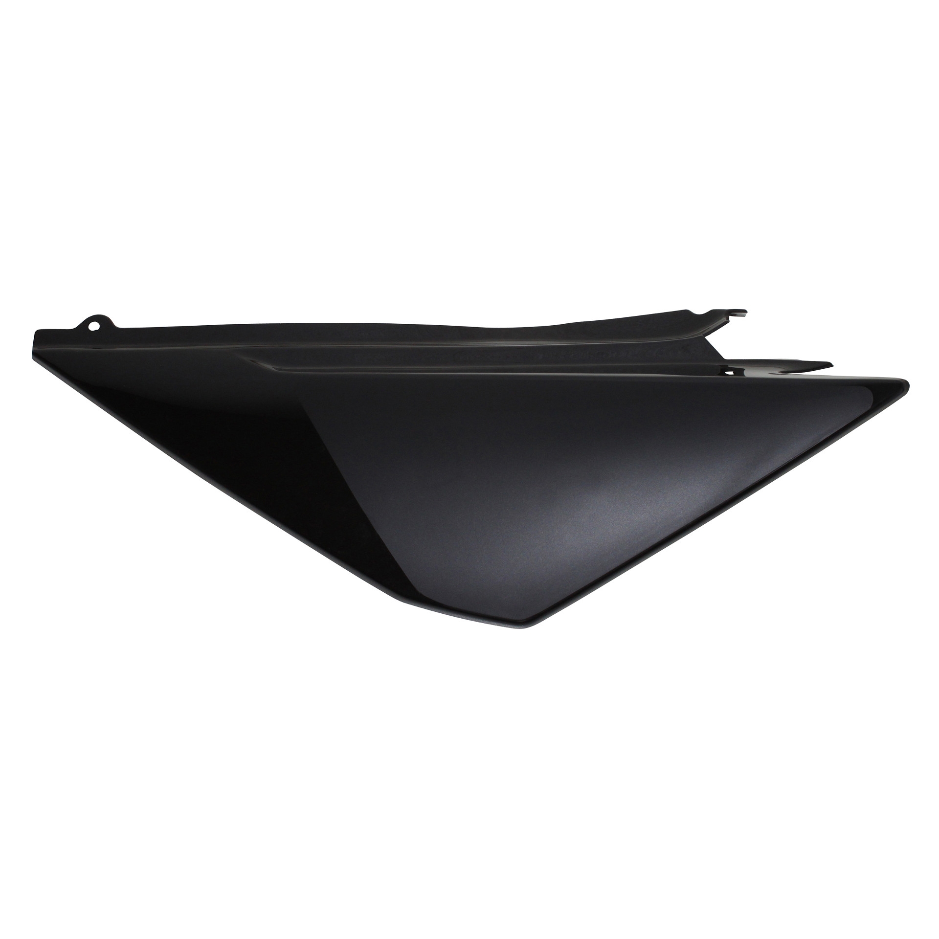 Coque arrière 1Tek Origine noir brillant gauche Derbi Senda DRD Racing