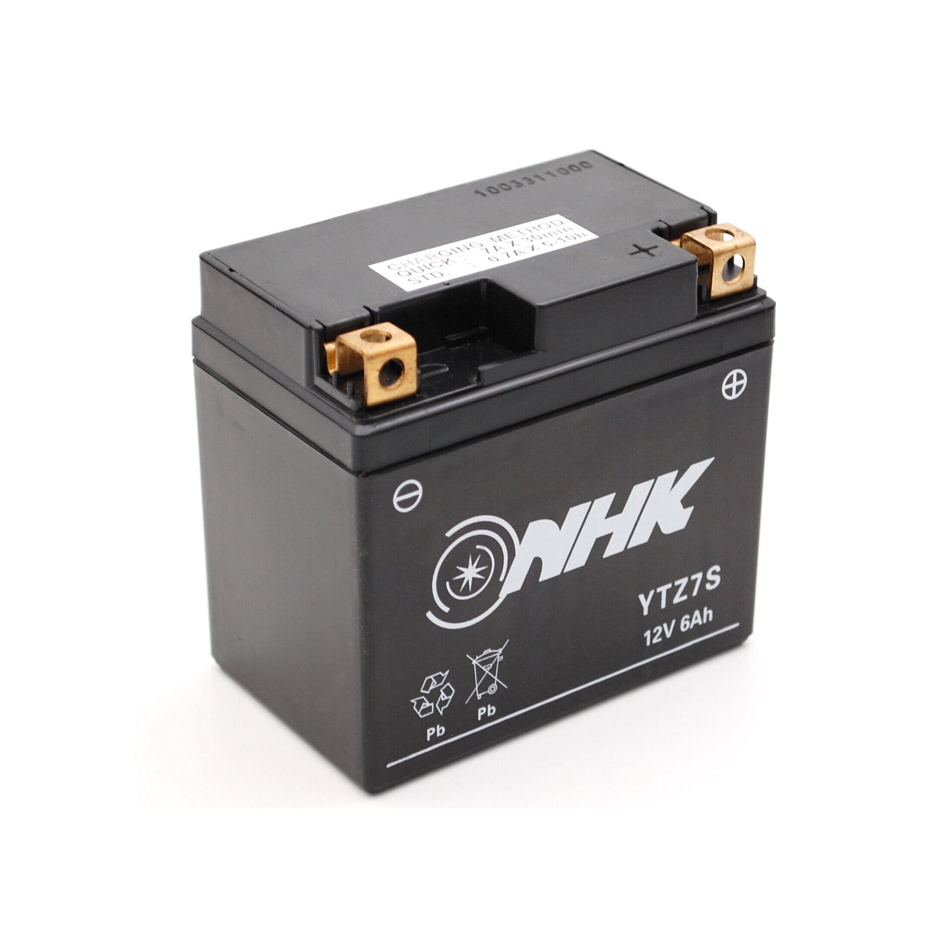 Batterie Gel NHK YTZ7S 12V 6Ah sans entretien