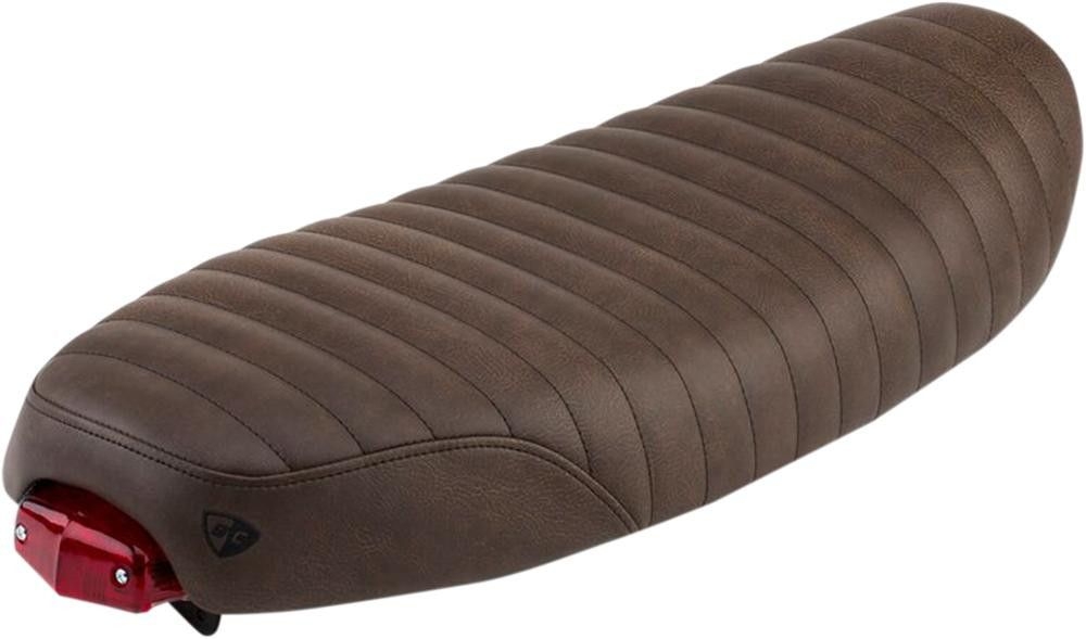 Selle Black Slammer marron pour Triumph Bonneville T100 02-16