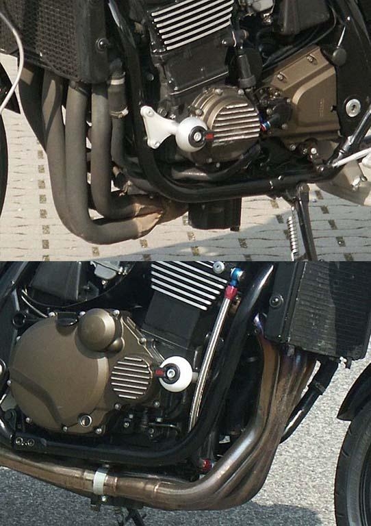 Kit fixation moteur pour tampon de protection LSL Kawasaki ZRX 1200 R