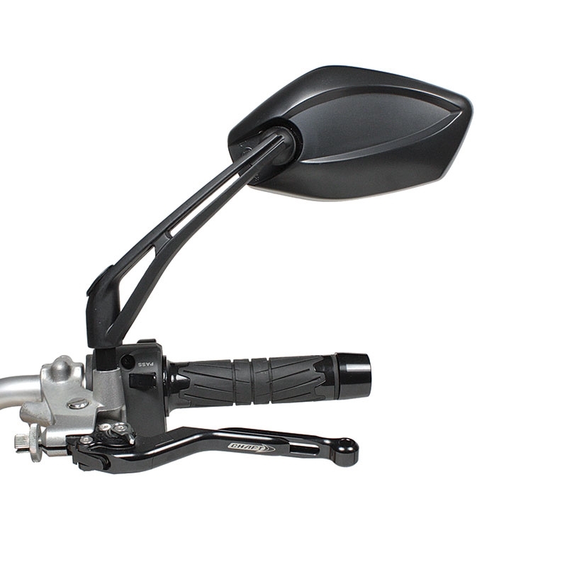 Rétroviseurs Chaft Grenade homologués noir mat ØM10 (paire)
