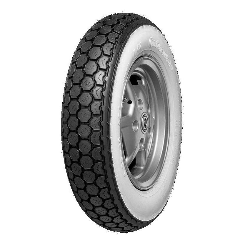 Pneu scooter Continental K62 flancs blancs 3.00-10 50J TT