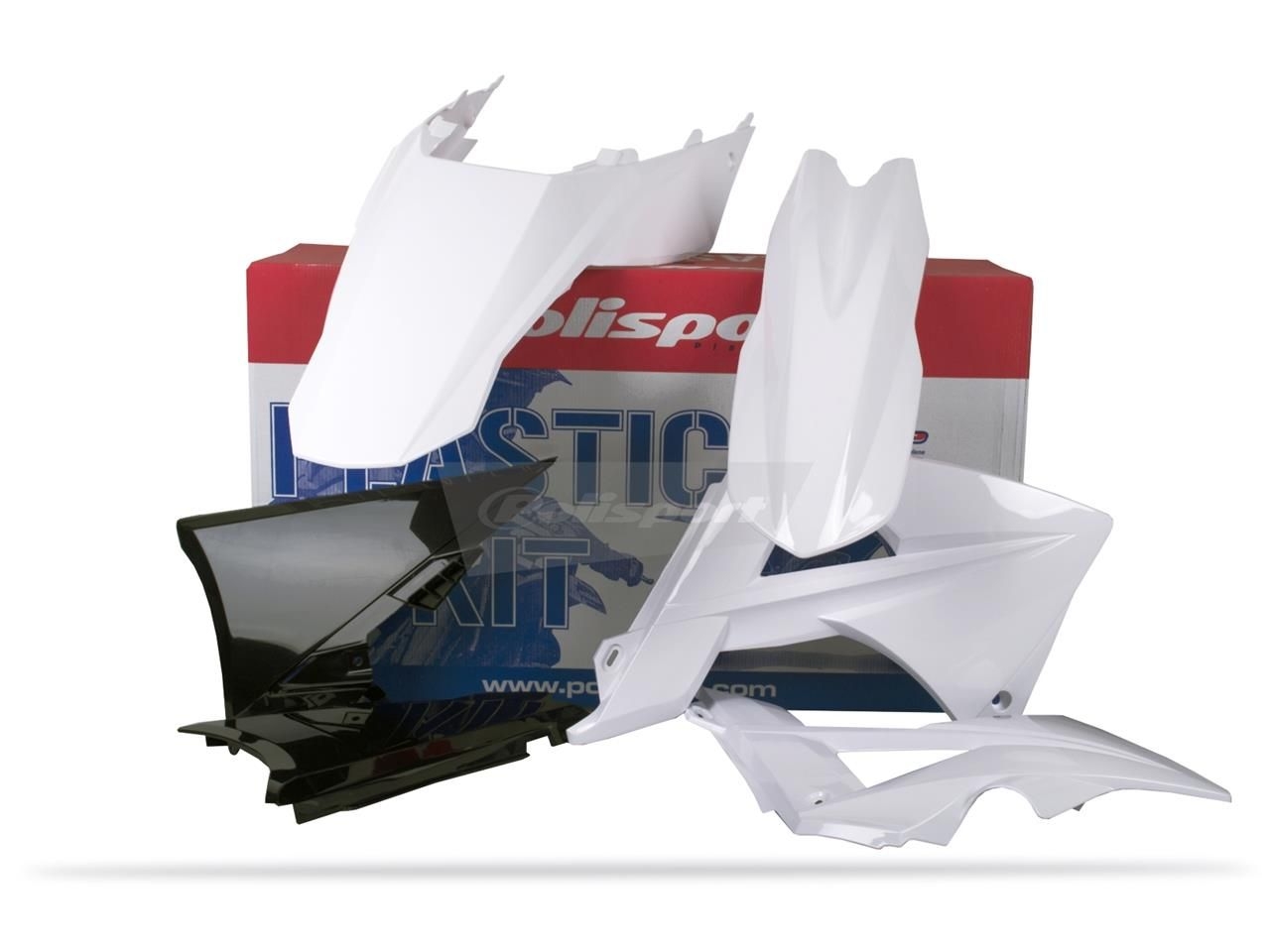 Kit plastique Polisport Gas Gas 300 EC 2011 blanc/noir