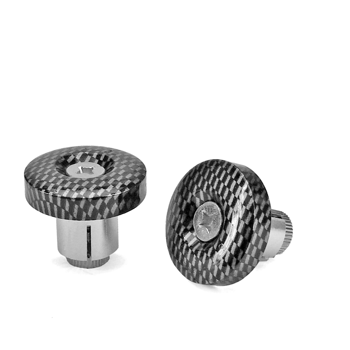 Embouts Guidon Plat Cross (la paire) - Alu