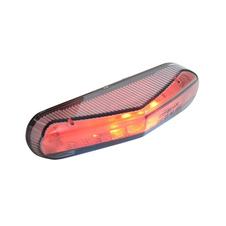Feu arrière 1Tek Tuning universel Foggy fumé Led avec éclairage de pla