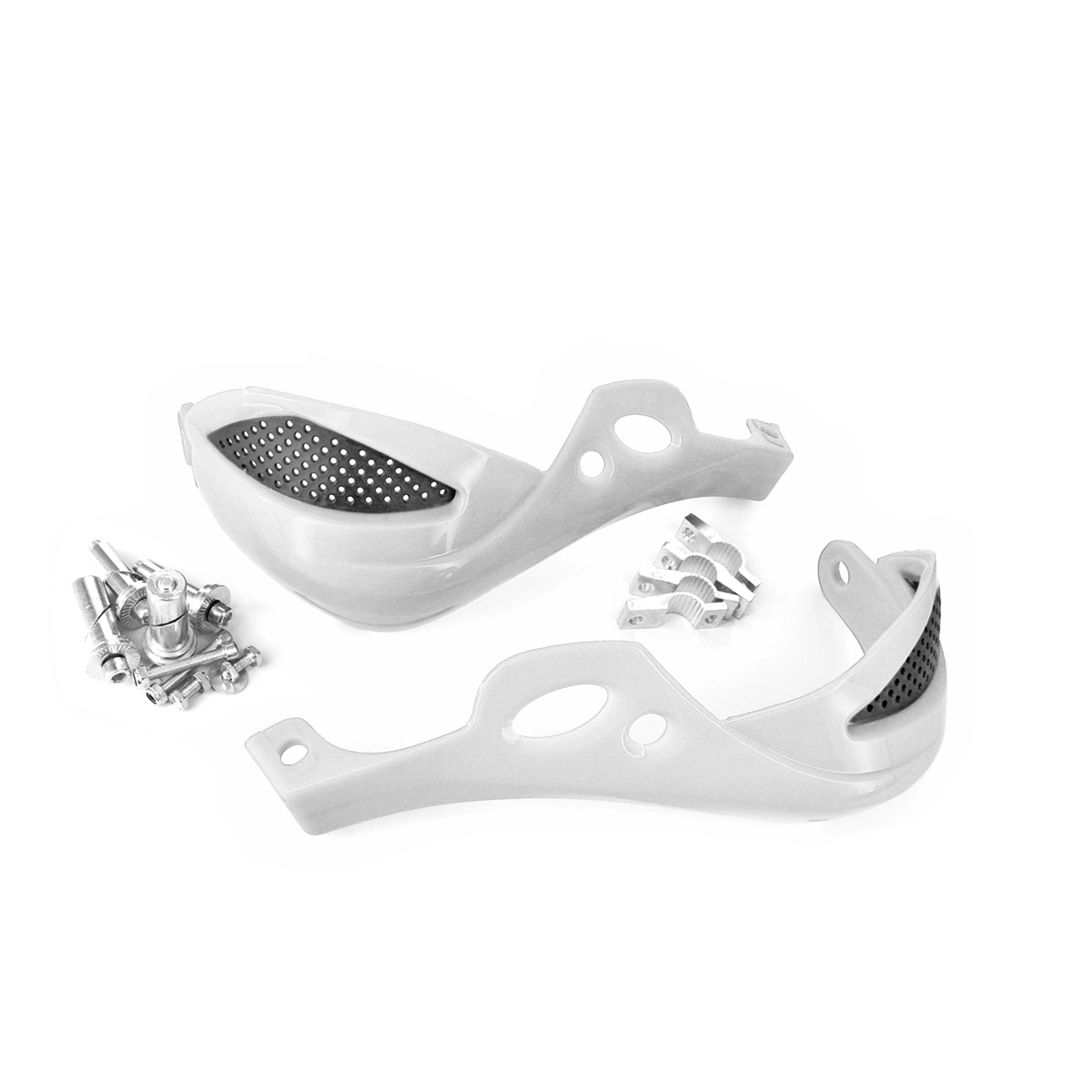 Protège-mains TNT cross standard blanc (paire)