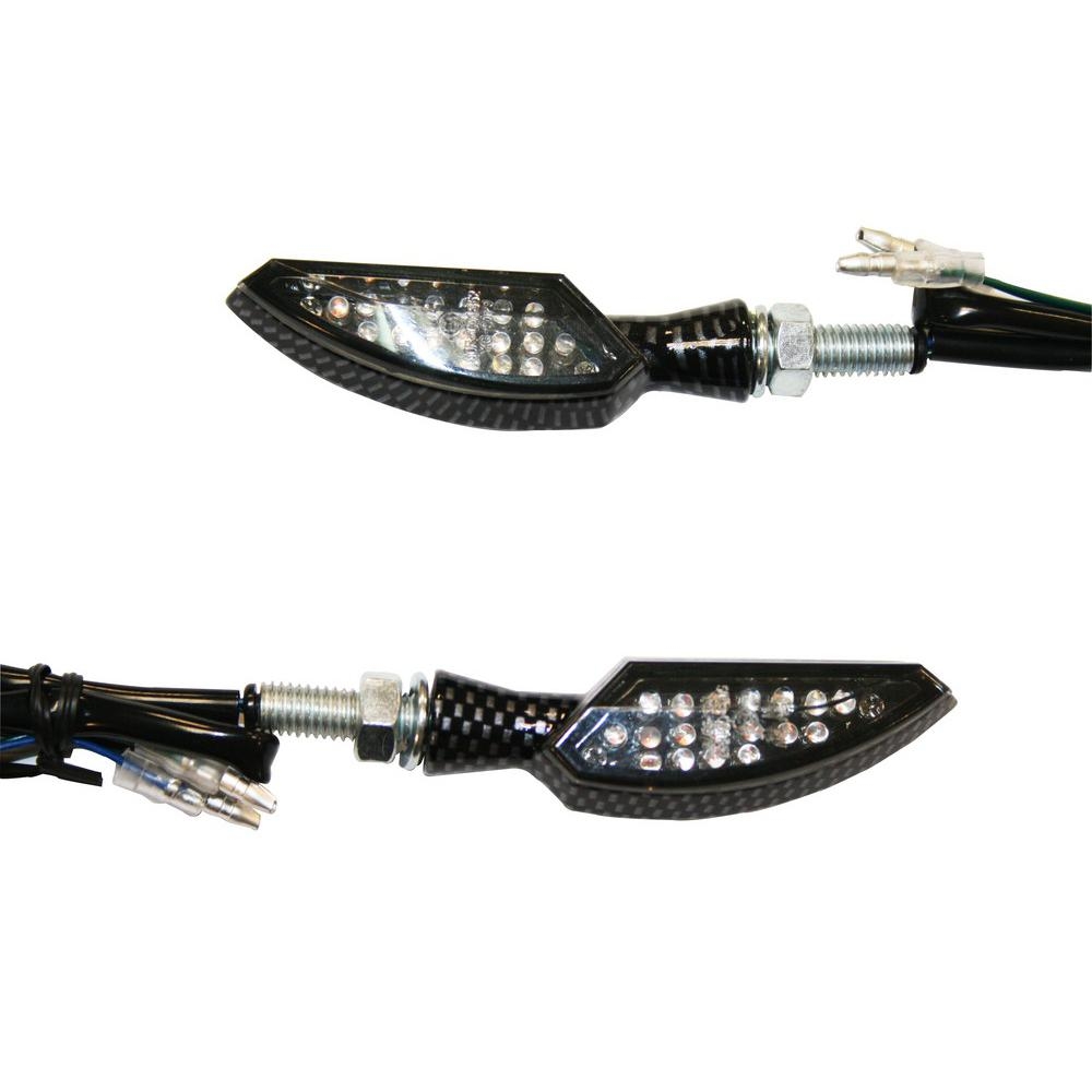 Clignotants Led Dagger carbone