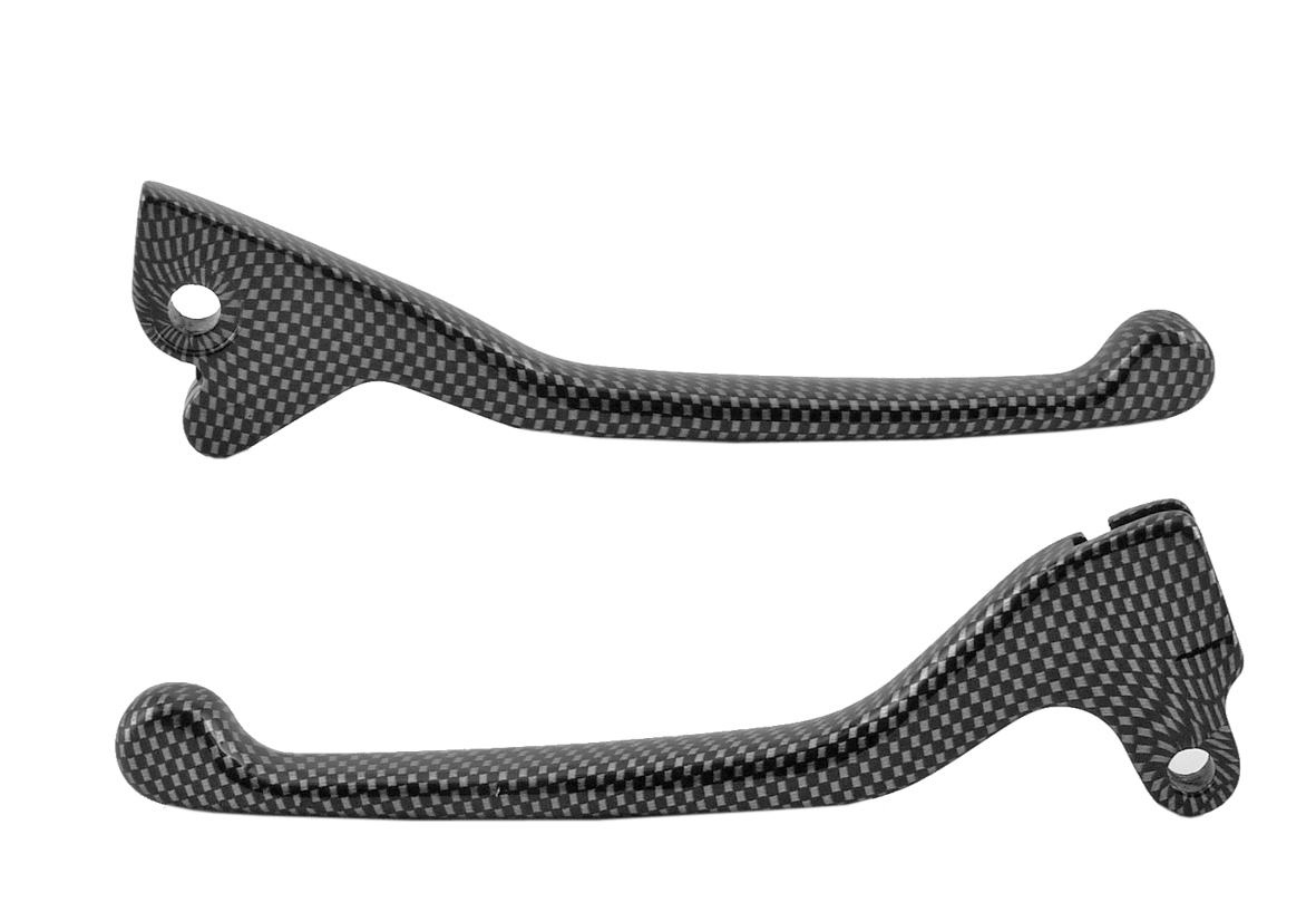 Paire leviers de frein Runner (disque-tambour) - Carbone