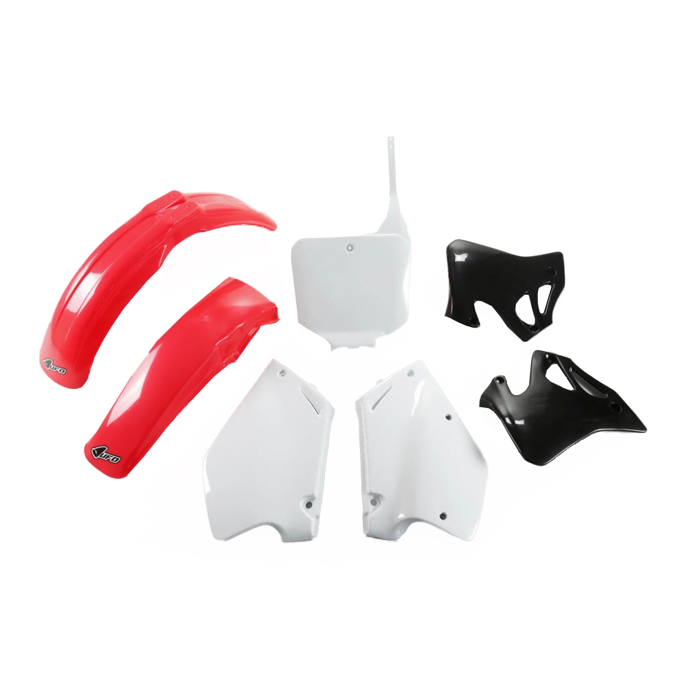 Kit plastique UFO Honda CR 250R 95-96 rouge/blanc/noir (couleur origin