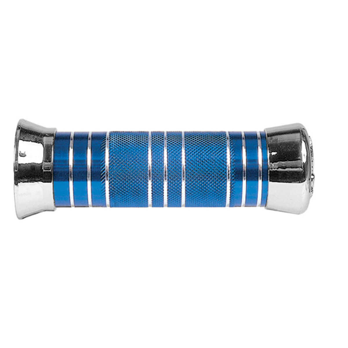 Revêtements Grip Molletés Alu (La Paire) - Chromé