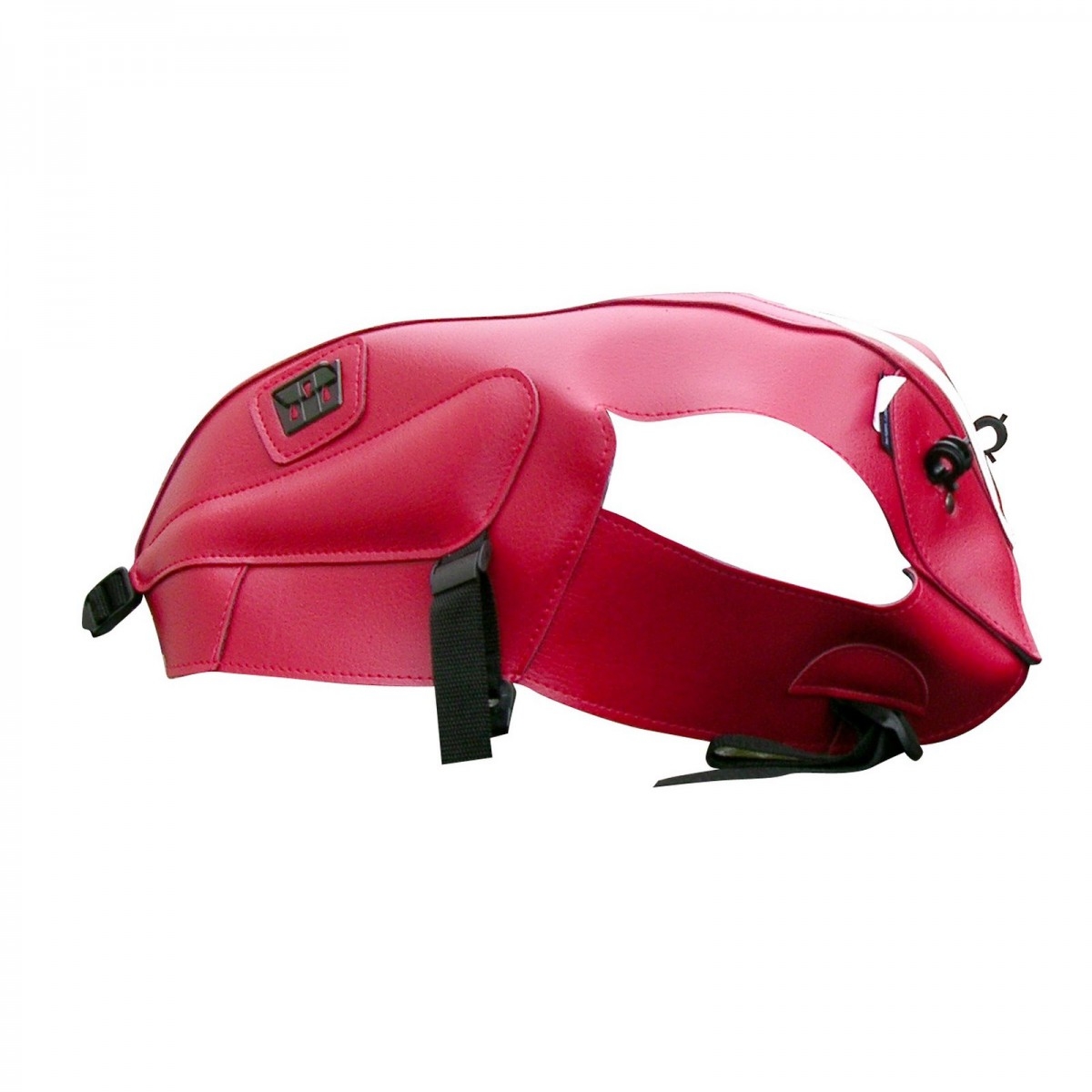 Protège-réservoir Bagster Triumph Thruxton 900 07-08 rouge/bande blanc