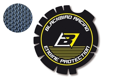 Stickers de couvercle d'embrayage Blackbird Suzuki 125 RM 01-09 jaune/