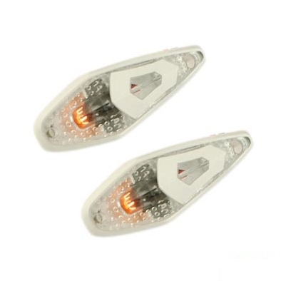 Paire de Feux Décoratifs Tun'R Goutte D'eau Futur Transparent/Blanc
