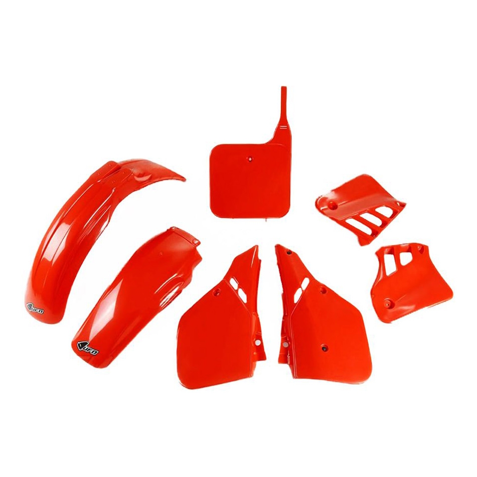 Kit plastique UFO Honda CR 125R 87-88 rouge (couleur origine 87)