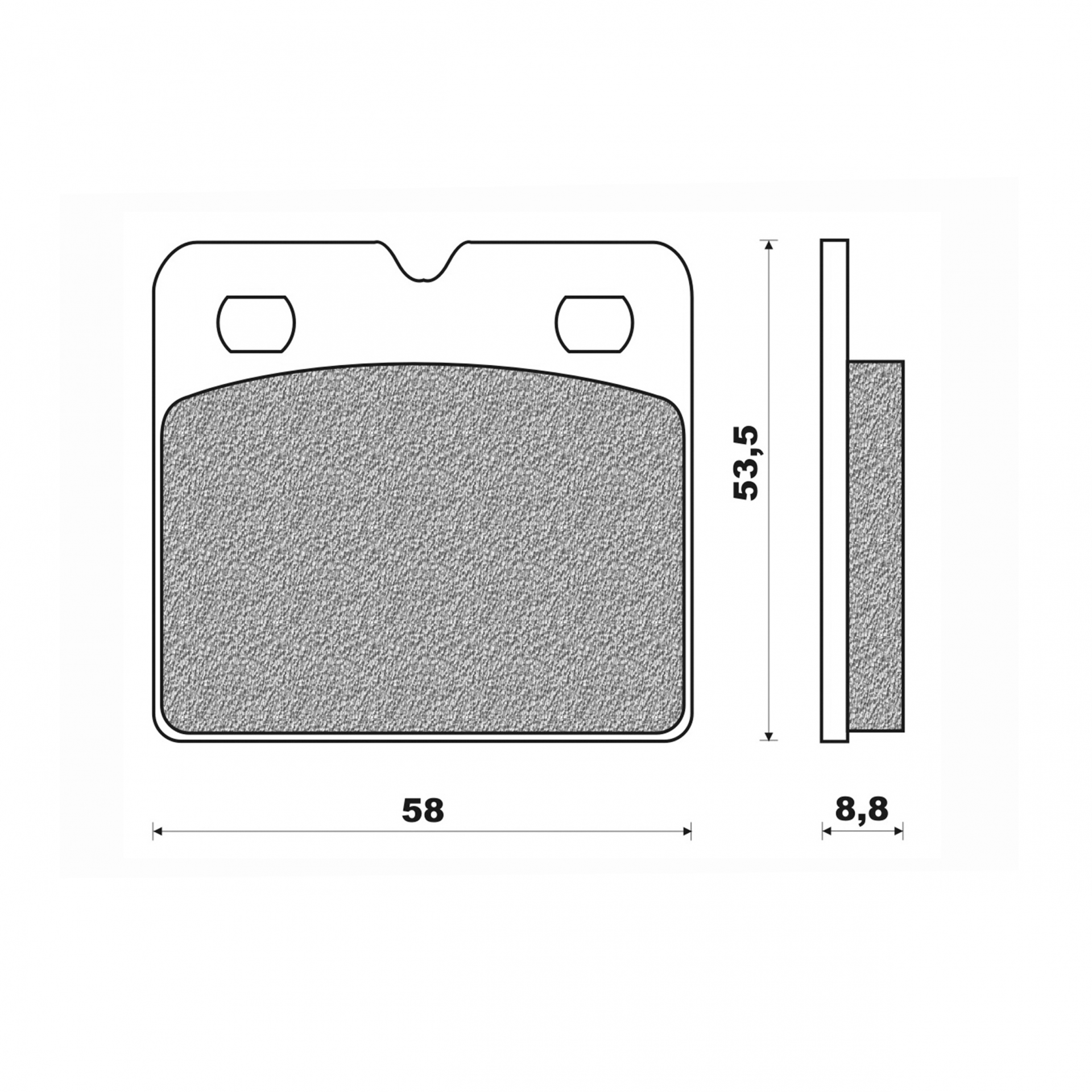 Plaquettes de frein Newfren BMW R65 / R 80 R / R 100 RT