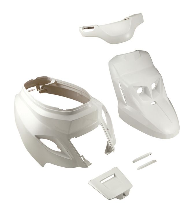 Kit carénage 1Tek Tuning blanc 6 pièces Booster 2004
