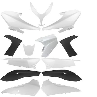 Kit carrosserie 500 T-max 2008-12 white Competition