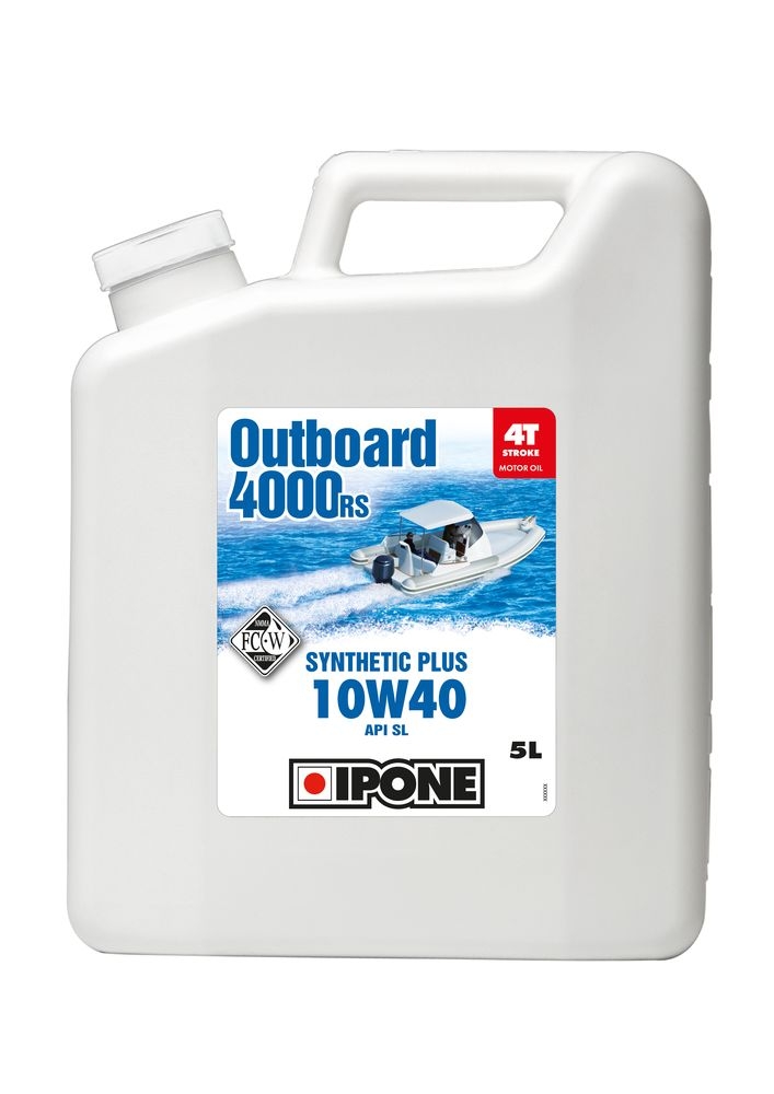Huile moteur 4T Ipone Outboard 4000 RS 10W40 5L