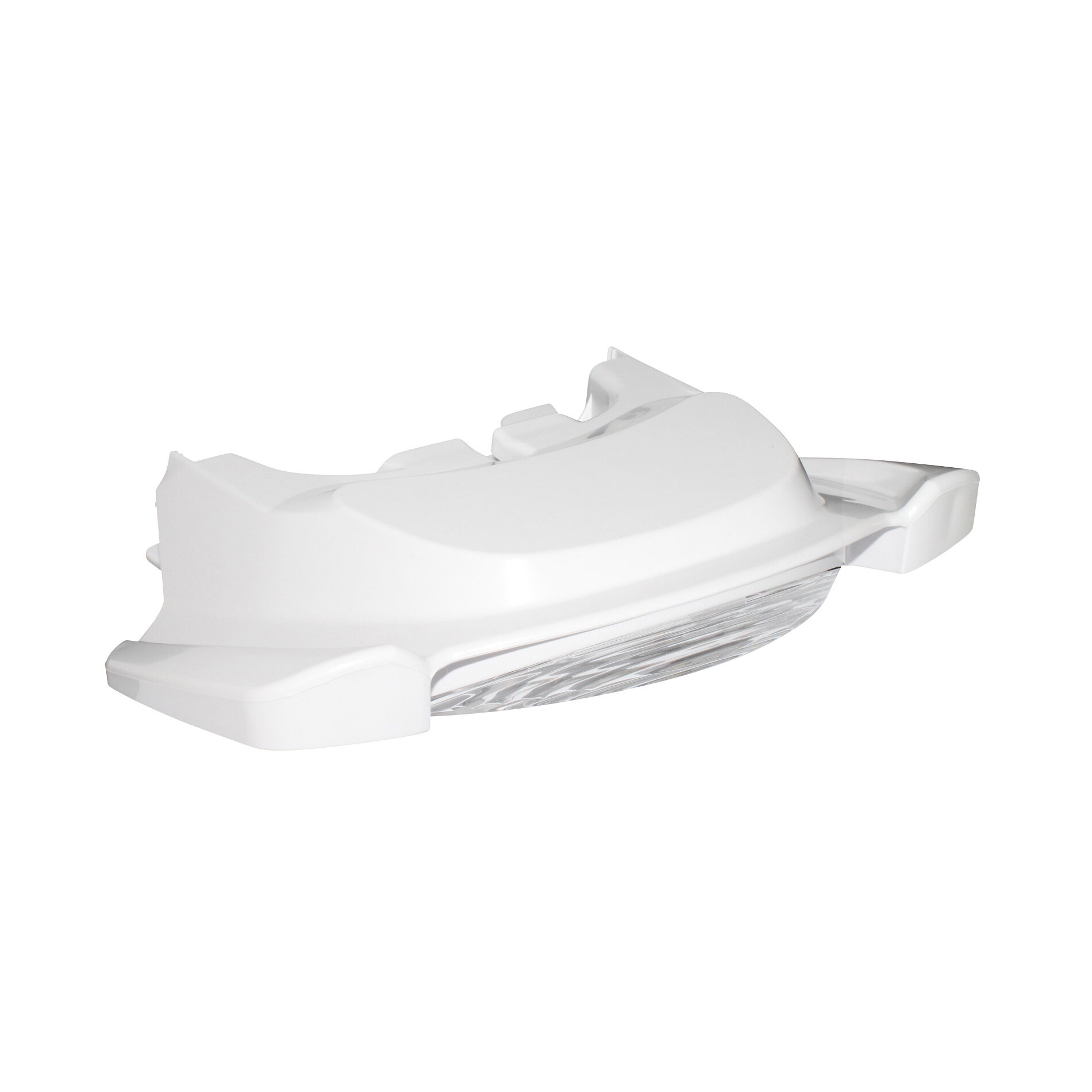 Poignée passager Replay blanc avec leds rouges pour MBK Booster 2004>/