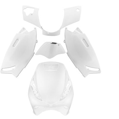 Kit carenage blanc TNT 5 pièces blanc pour Zip 50 2T