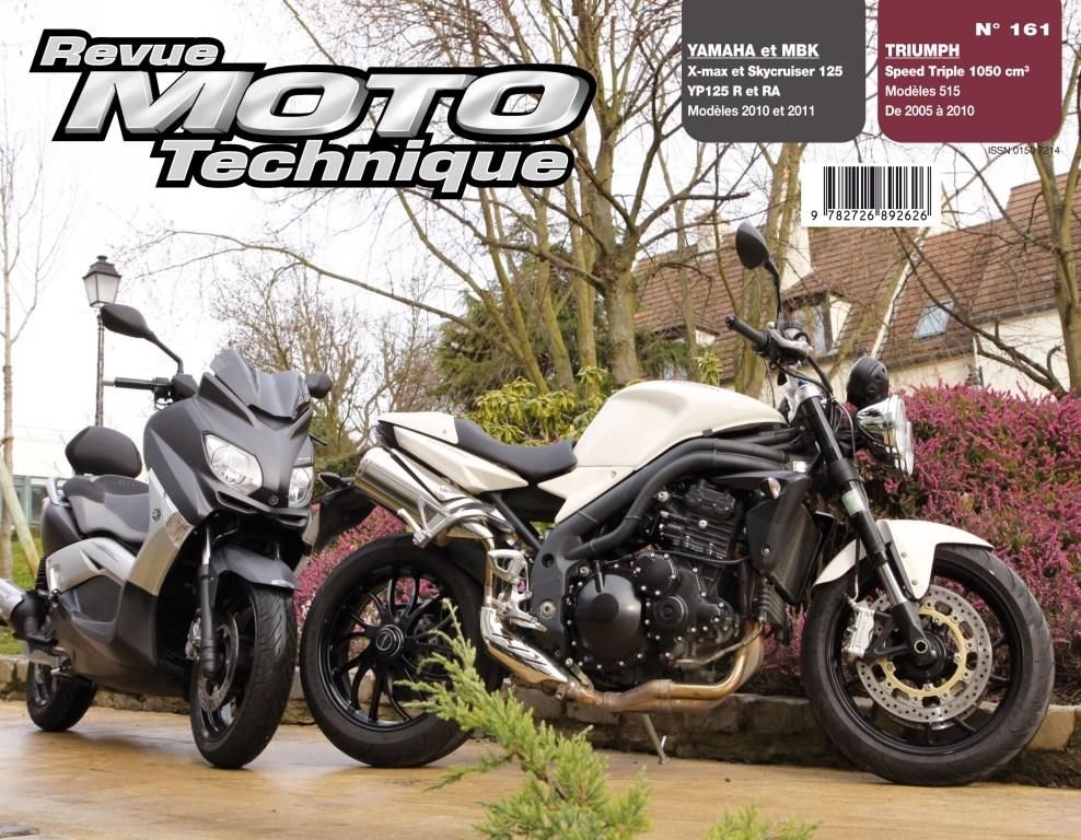 Revue Moto Technique 161 Yamaha YP 125 R X-Max / MBK Skycruiser 125 /