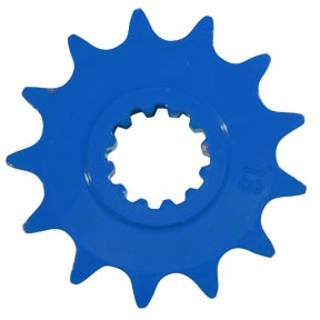 Pignon 14 dents pas 420 Derbi Senda / GPR / Gilera GSM 1999- bleu