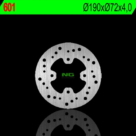 Disque de frein fixe arrière central (601)