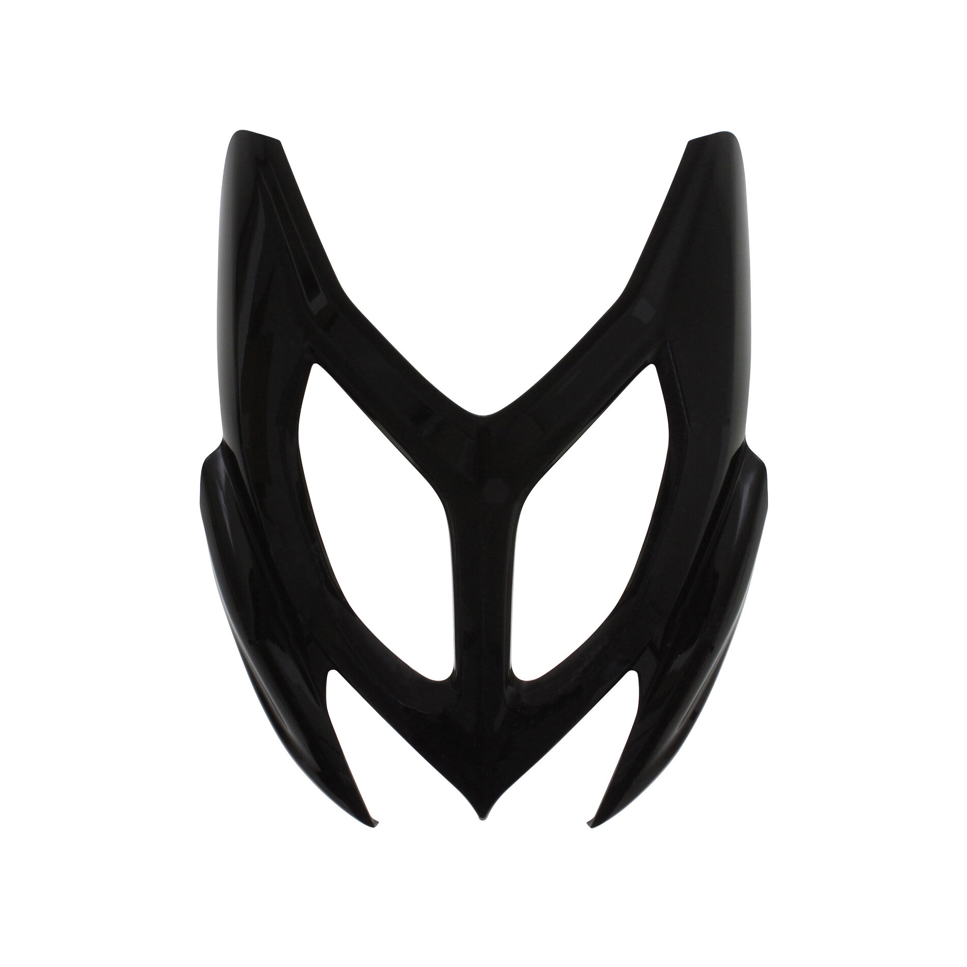 Tablier supérieur avant MBK Nitro / Yamaha Aerox 2013- noir brillant