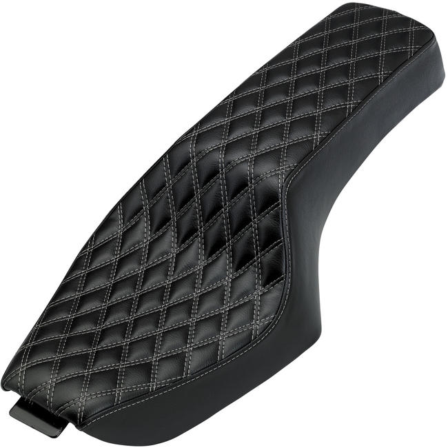Selle Biltwell Mongoose Harley Davidson Sportster 10-18 noire coutures