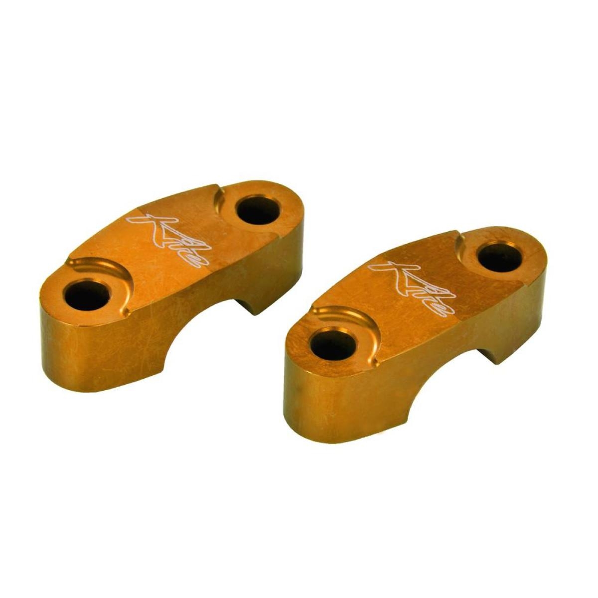 Paire de pontets supérieurs Kite Ø22mm orange