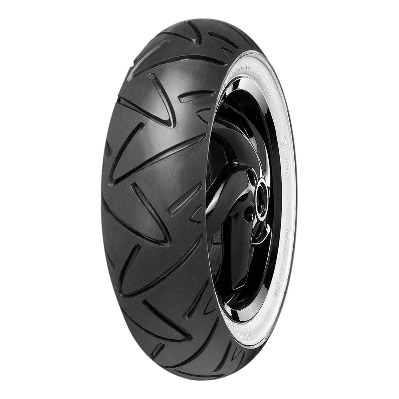 Pneu scooter Continental ContiTwist flancs blancs 120/70-12 58P TL
