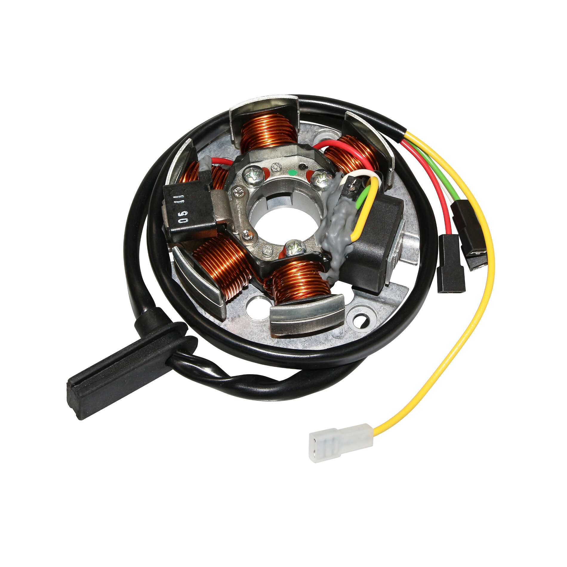 Branchement bobine stator moto