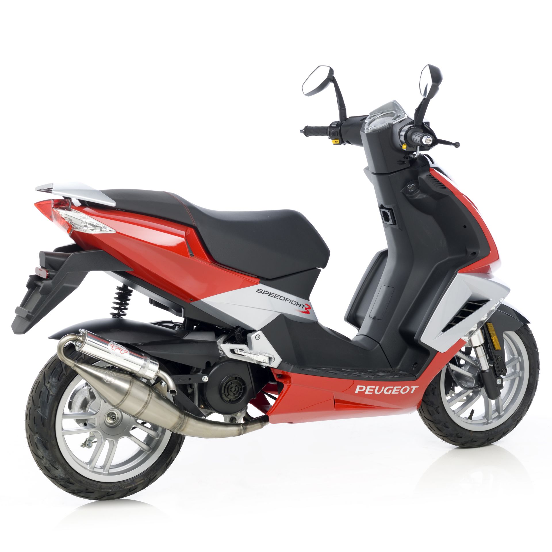 Pot d’échappement scooter Leovince Hand Made TT pour Peugeot Speedfight 3 50 09-11