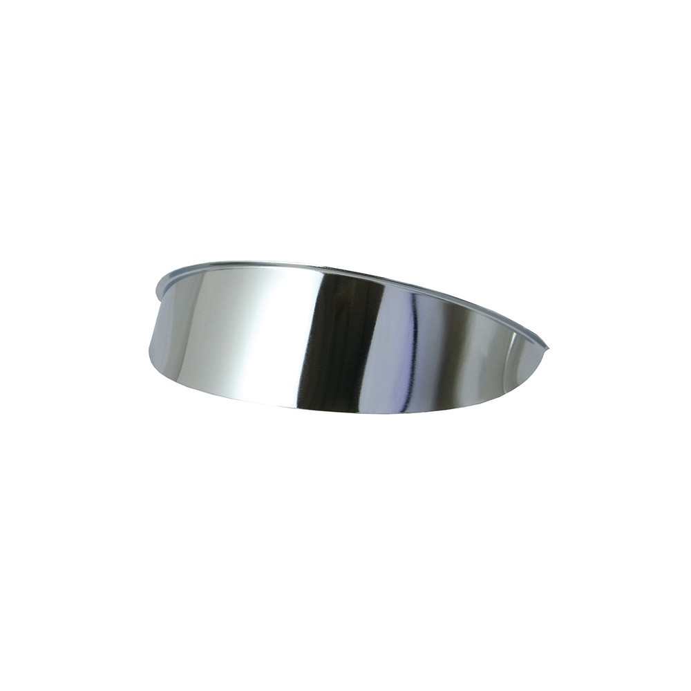 Casquette de phare Bates chromée pour phare Ø 146 mm