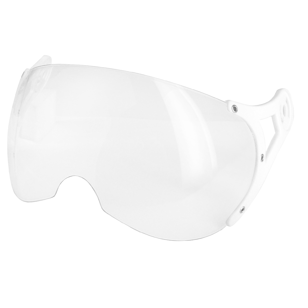 Ecran incolore casque jet Helios SB13B fixation blanche