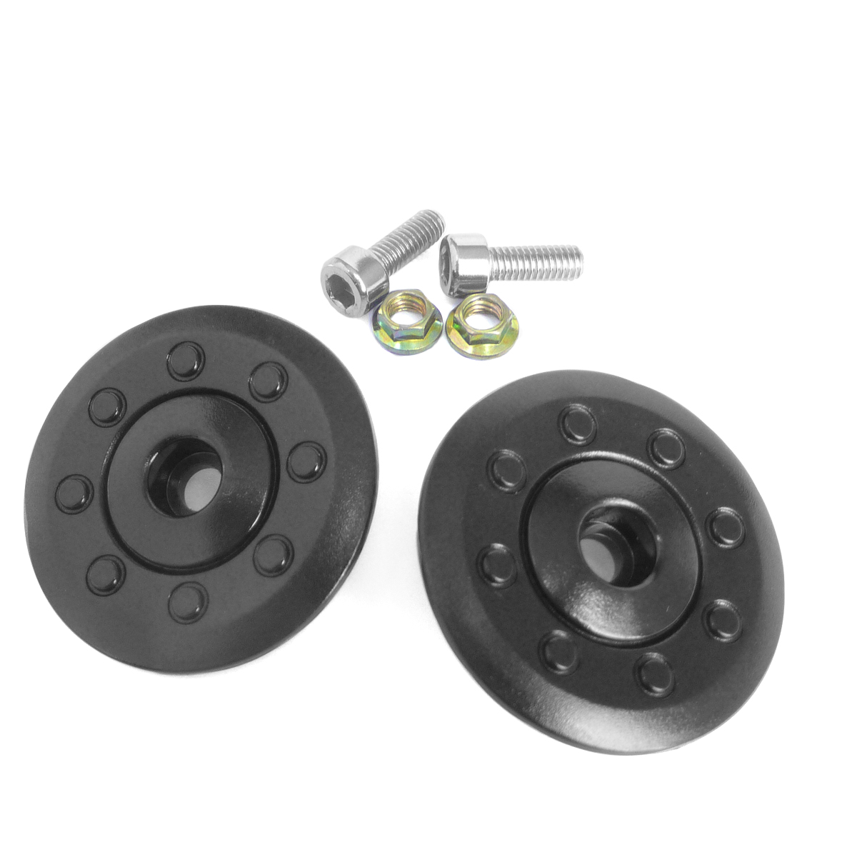 Visserie noire casque jet double visière Aero SB18 (la paire)