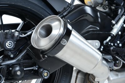 Protection de silencieux R&G Racing noir Suzuki DL1000 V-Strom 14-18