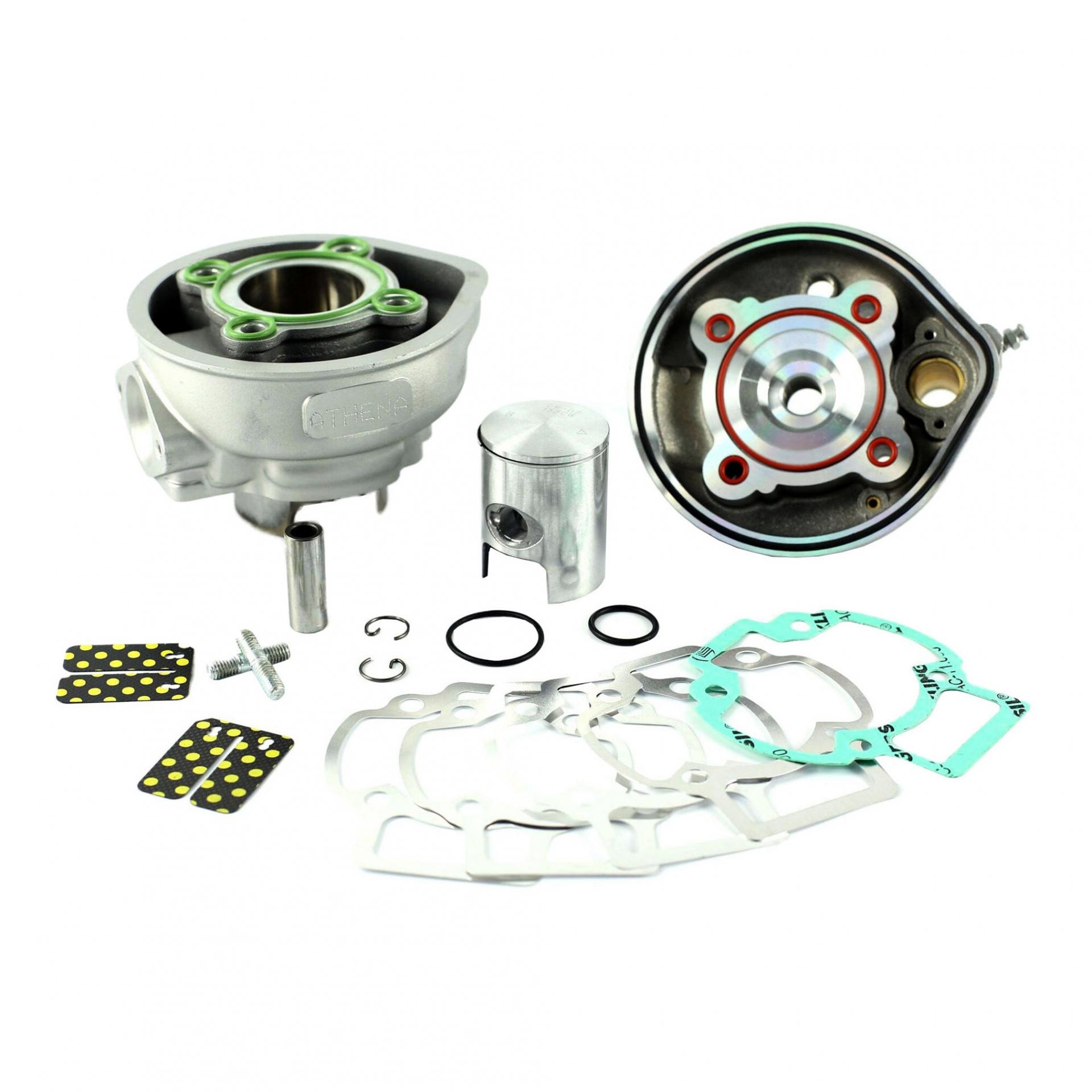 Cylindre Culasse D.40 Athena Alu NRG LC 50cc