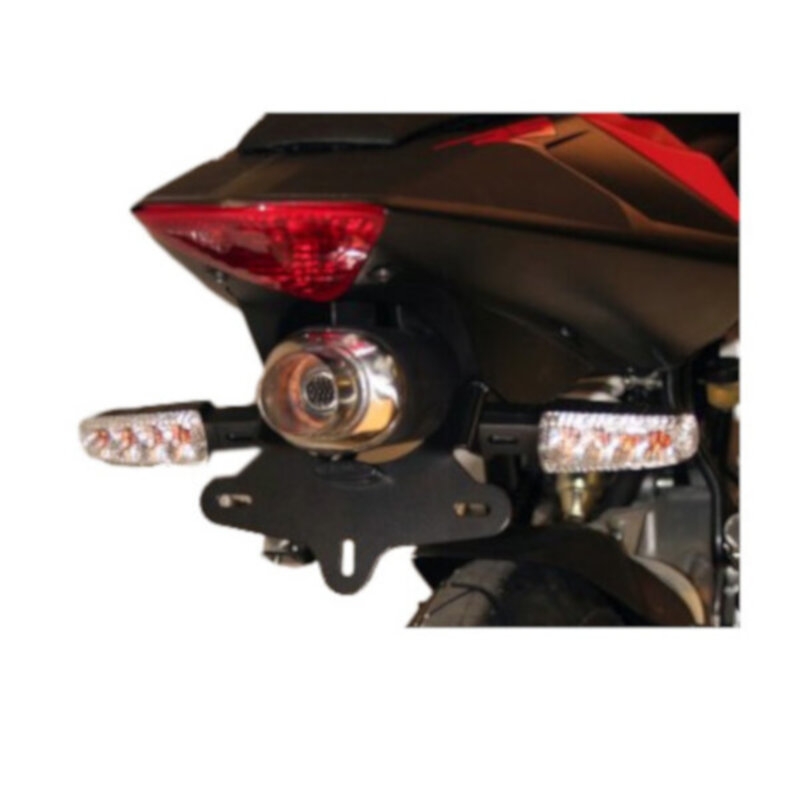 Support de plaque dimmatriculation R&G Racing noir Aprilia RS 50 06-1