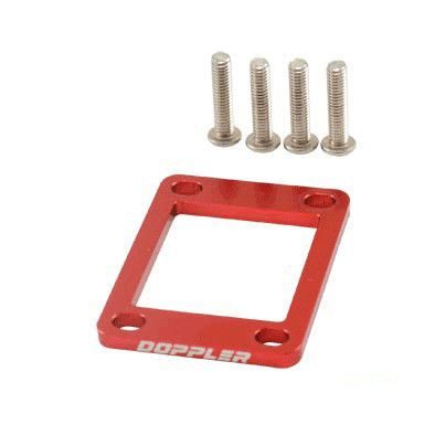 Cale d'admission Doppler rouge 5mm AM6/Derbi Euro 2-3