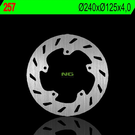 Disque de frein NG Brake Disc D.240 fixe arriere central - 257