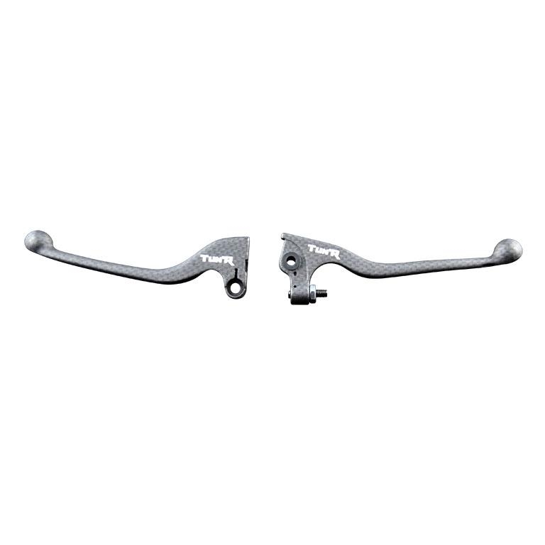 Paire leviers Tun'R Derbi Senda X-race 03-09 carbone mat